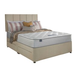 Silentnight Marlow 1000 Pocket Memory Superking 4 Drawer Divan Bed - Sandstone - thumbnail 2