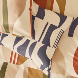 Habitat Geo Off White Bedding Set - Single - thumbnail 2