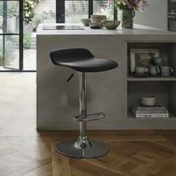 Dorel Ohio Faux Leather Bar Stool - Black