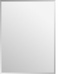 Argos Home Silver Bevelled Bathroom Wall Mirror - 60x45cm - thumbnail 2