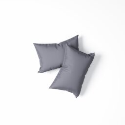 Panda Bamboo Urban Grey Pillowcase Pair - thumbnail 2