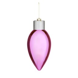 Habitat Single Oversized Pink Christmas Hanging Ornament - thumbnail 2