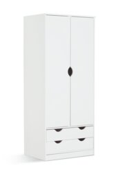 Habitat Kids Pagnell 2 Door 2 Drawer Wardrobe - White