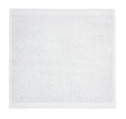 Home Essentials Plain 2 Pack Face Cloths - Super White - thumbnail 2