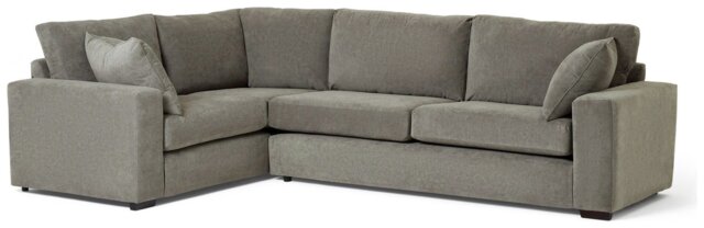 Habitat Elmdon Fabric Left Hand Corner Sofa - Grey - image 1