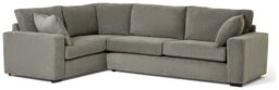 Habitat Elmdon Fabric Left Hand Corner Sofa - Grey - thumbnail 1