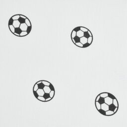 Argos Home Football Printed White Fitted Sheet - Single - thumbnail 2