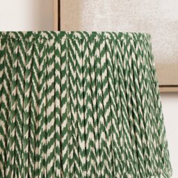 Pacific Vienna Green Mushroom Pleat Lampshade - 30cm - thumbnail 2