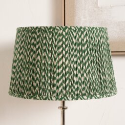 Pacific Vienna Green Mushroom Pleat Lampshade - 30cm - thumbnail 1