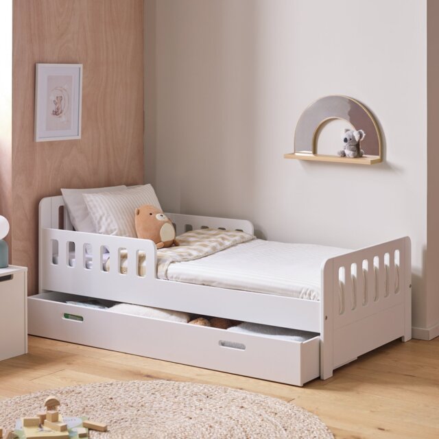 Habitat Ronnie Toddler Single Storage Bed Frame - White - image 1