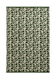 Habitat x Morris & Co. Rosehip Bath Sheet - Green -150x100cm - thumbnail 2