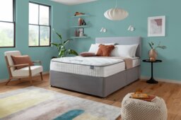 Silentnight Middleton Small Double Memory Divan Bed - Grey