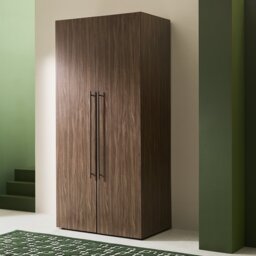 Habitat Atlas 2 Door Wardrobe - Walnut - thumbnail 1