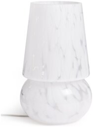 Habitat Rahnn Confetti Glass Table Lamp - White - thumbnail 2