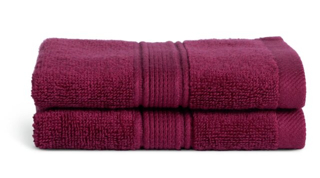 Habitat Supersoft 2 Pack Face Cloth - Plum - image 1
