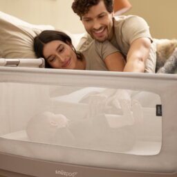 Snuzpod Bedside Crib - Mocha - thumbnail 2