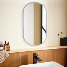 Argos Home Oval Bathroom Wall Mirror - 60x30cm