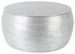 Habitat Sona Round Coffee Table - Silver - thumbnail 2