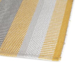 Habitat Horizontal Stripe Tufted Cotton Bath Mat - Mustard - thumbnail 2