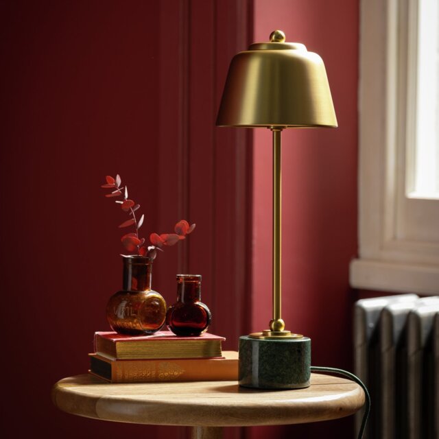 Habitat x Morris & Co. Slim Library Marble Table Lamp - image 1