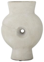 Bloomingville Chania Terracotta Vase - Cream - thumbnail 1