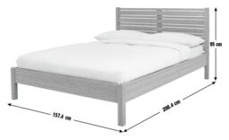 Habitat Eave Bamboo Kingsize Bed Frame - Natural - thumbnail 2