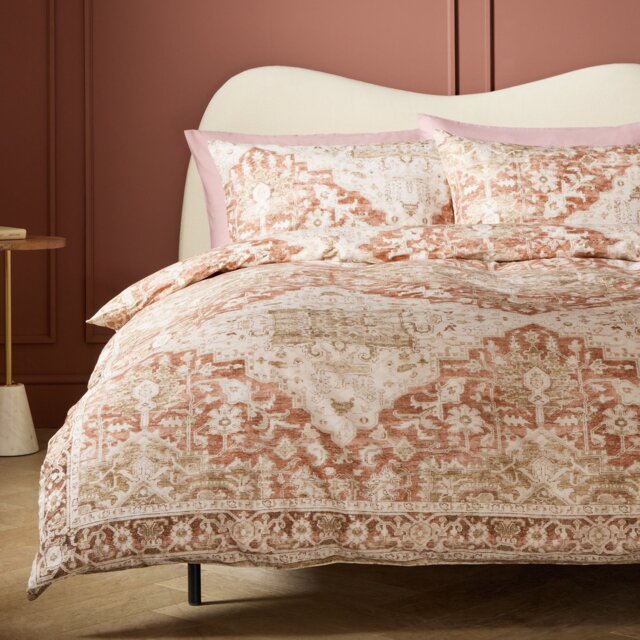 Habitat Vintage Rug Print Natural Bedding Set - Double - image 1