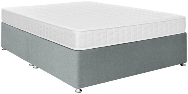 Argos Home Elmdon Memory Double Divan Bed - Grey - image 1