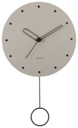 Karlsson Studs Pendulum Wall Clock - Grey - thumbnail 1