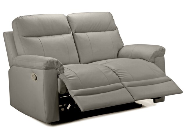 Argos Home New Paolo 2 Seater Manual Recliner Sofa - Grey - image 1
