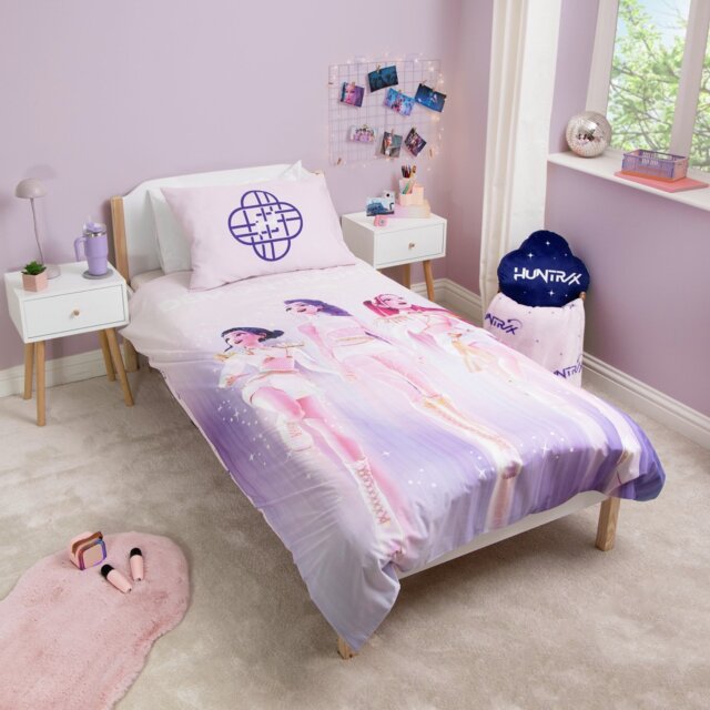 KPop Demon Hunters Kids Lilac Bedding Set - Single - image 1