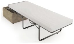Jay-Be Fabric Footstool Chair Bed - Stone - thumbnail 2