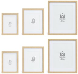 Habitat Oak Effect Wooden Picture Frame - Mixed Sizes - thumbnail 2