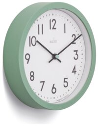 Acctim Elstow Analogue Wall Clock - Green - thumbnail 2