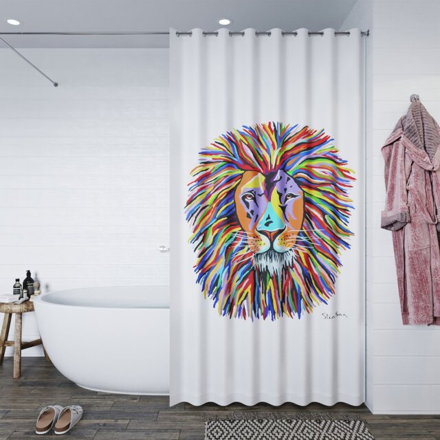 Steven Brown Lewis McZoo Shower Curtain - image 1