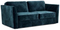 Jay-Be Elegance Velvet 3 Seater Sofa Bed - Ink Blue - thumbnail 1