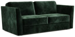 Jay-Be Elegance Velvet 3 Seater Sofa Bed - Dark Green - thumbnail 1