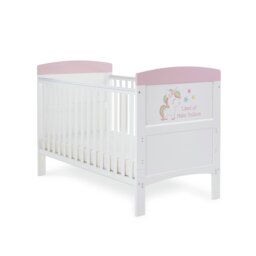 Obaby Grace Inspire Cot Bed - Unicorn - thumbnail 1