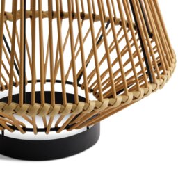 Habitat Solar Rattan Lantern - thumbnail 2