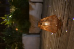 Habitat Solar Rattan Lantern