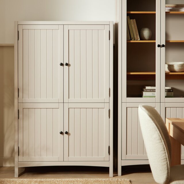 Habitat Bournemouth Hideaway Desk - Grey - image 1