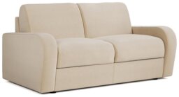 Jay-Be Deco Fabric 2 Seater Sofa Bed - Cream - thumbnail 1