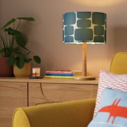 Habitat x Scion Teal Lohko Lampshade - 30cm - thumbnail 2