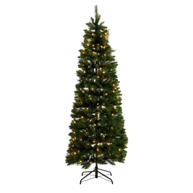 Habitat 7ft Pre Lit Pencil Christmas Tree - image 1