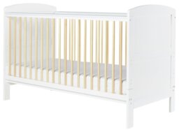 Ickle Bubba Coleby Scandi Cot Bed - White - thumbnail 1