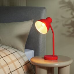 Argos Home Desk Lamp - Red - thumbnail 1