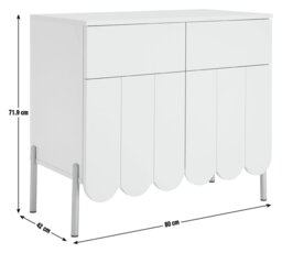 Habitat Fala 2 Door 2 Drawer Sideboard - Natural - thumbnail 2