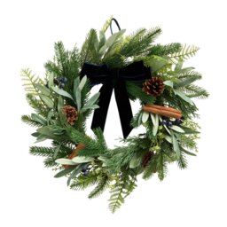 Habitat Blueberry & Cinnamon Christmas Wreath - thumbnail 2