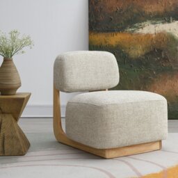 Sofa Source Luma Accent Chair - Beige - thumbnail 1