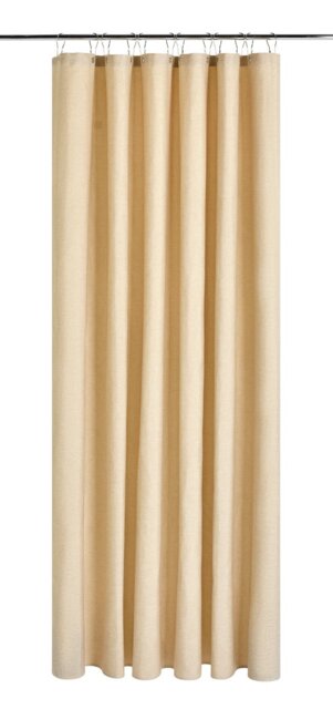 Argos Home Linen Effect Anti Bacterial Shower Curtain- Beige - image 1